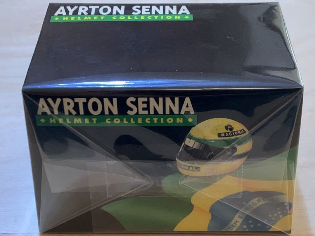 【新品：未開封】PMA ミニチャンプス 1/8 アイルトン・セナ ヘルメット 1986年 イギリスGP [Ayrton Senna]の画像7