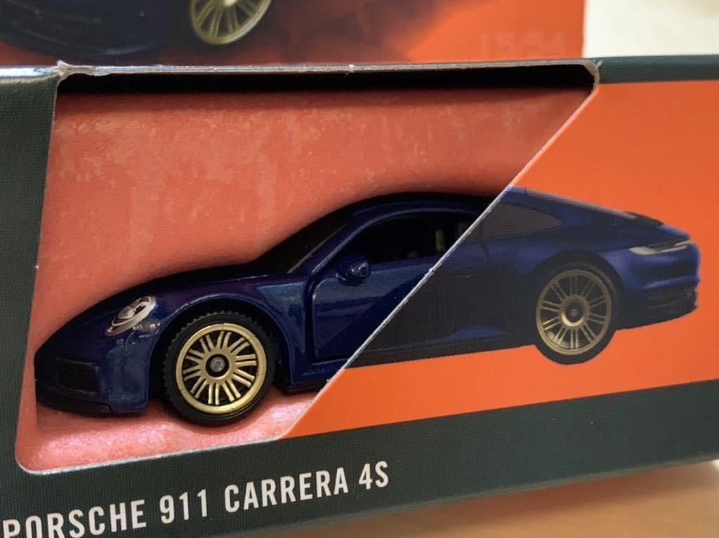 【新品：未開封】MATCHBOX マッチボックス 2020年 ポルシェ 911 カレラ 4S ダークブルー [ムービング・パーツ]の画像4