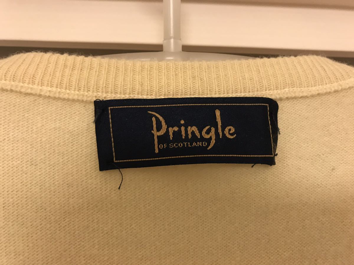 プリングル　PRINGLE　スコットランド製　ニットトップス　サイズ40 ウール ニット セーター_画像5