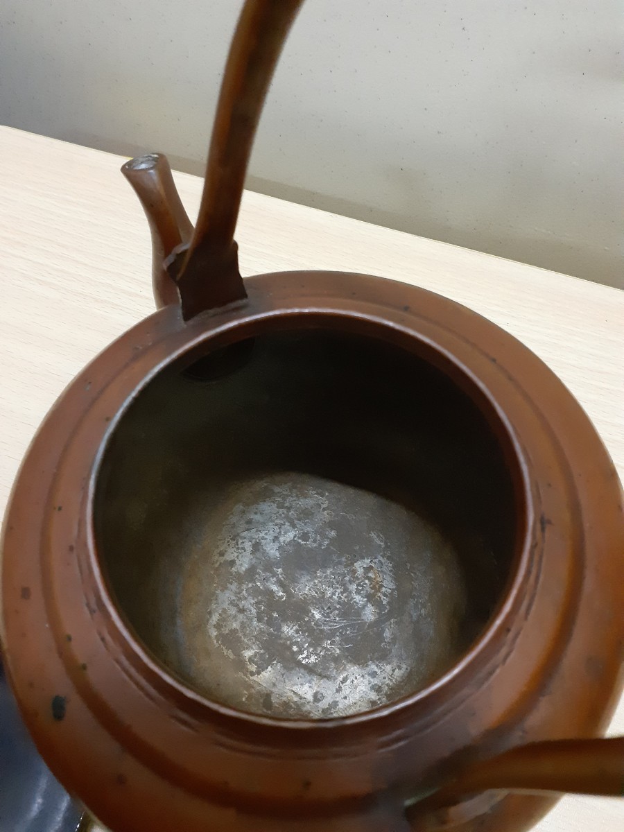 銅 薬缶 銅瓶 茶道具 水差 中古品 現状品_画像7