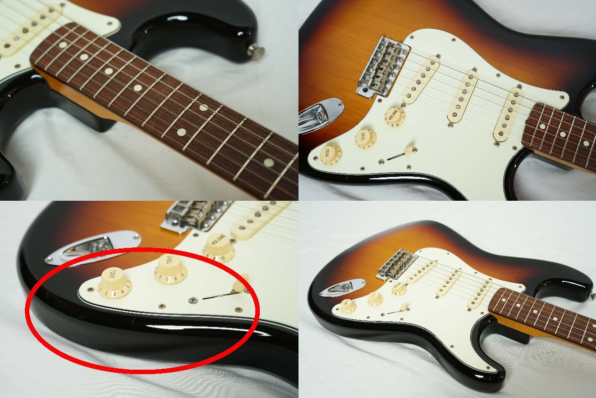 ★Fender Japan★ST62-TX Stratocaster 3TS ストラトキャスター USA製テキサススペシャルPU搭載モデル 状態良好 2010-2012年製★_画像8