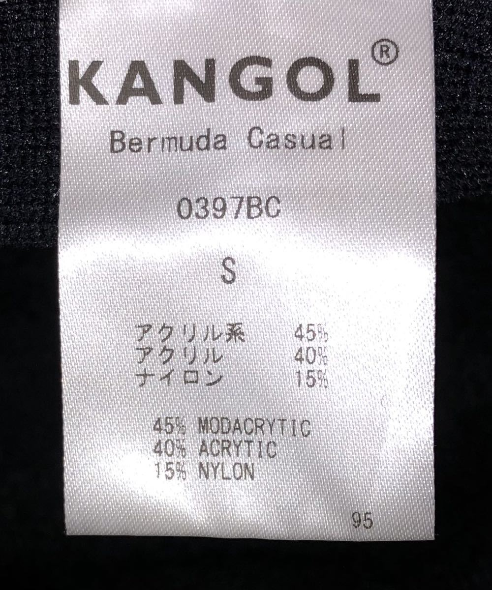  прекрасный товар KANGOL Bermuda Casual 0397BC S Kangol ba Mu da casual me Toro шляпа панама bell шляпа черный чёрный для мужчин и женщин 