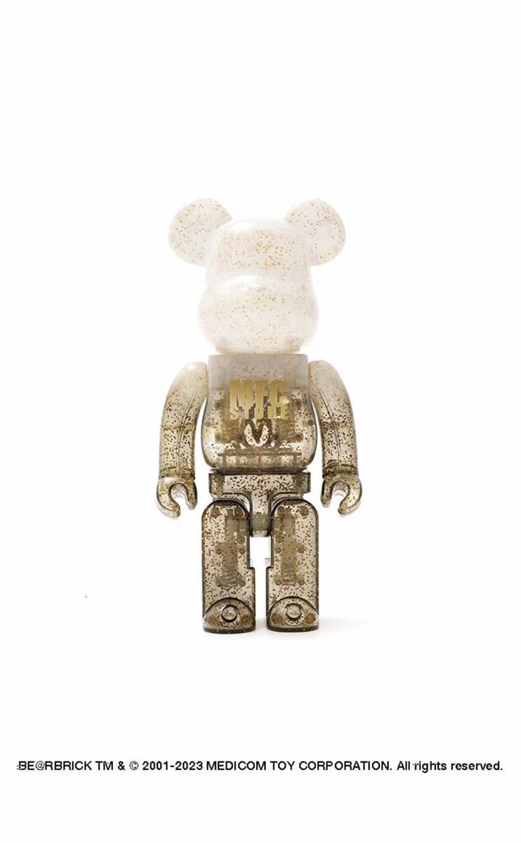 ★送料込★未使用未開封★ MFC STORE 5th Anniversary BE@RBRICK 100% 400% gold ベアブリック メディコムトイ MEDICOM TOY 5周年 限定_画像5