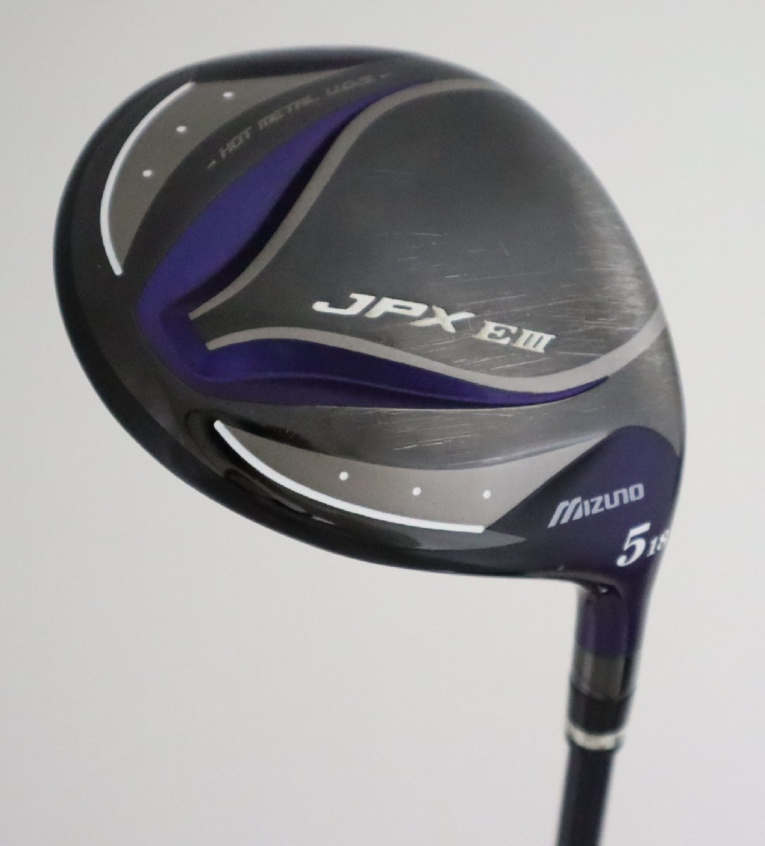 ●1円～！MIZUNO★ミズノ　JPX　EⅢ（E3）フェアウェイウッド　2014年モデル　5W　18° JPX　EⅢ　Fカーボン　R　(57688_画像2