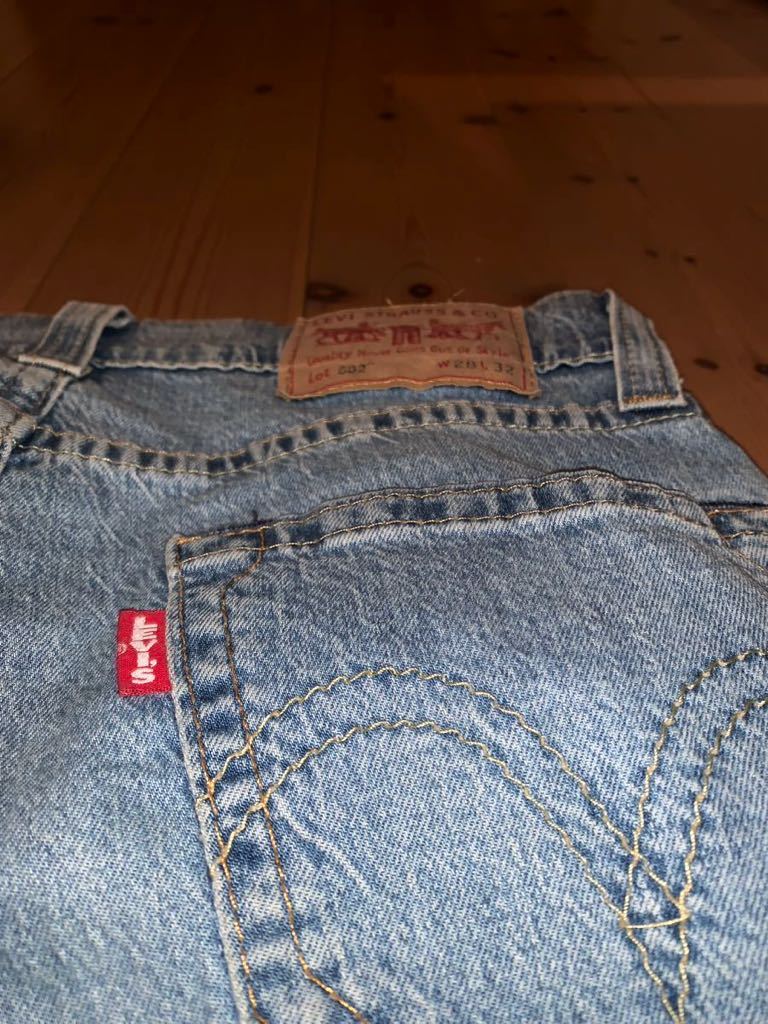 levi's リーバイス 502 BIG E デニムパンツ w28 L32 スキニー デニム ビッグ E ジーンズ ヴィンテージ_画像3