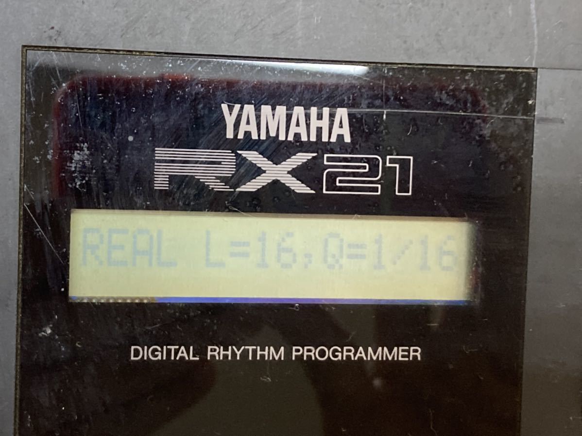 YK8647 YAMAHA/ Yamaha RX21 digital rhythm programmer ритм-бокс электризация проверка settled корпус только адаптор отсутствует текущее состояние товар 1212