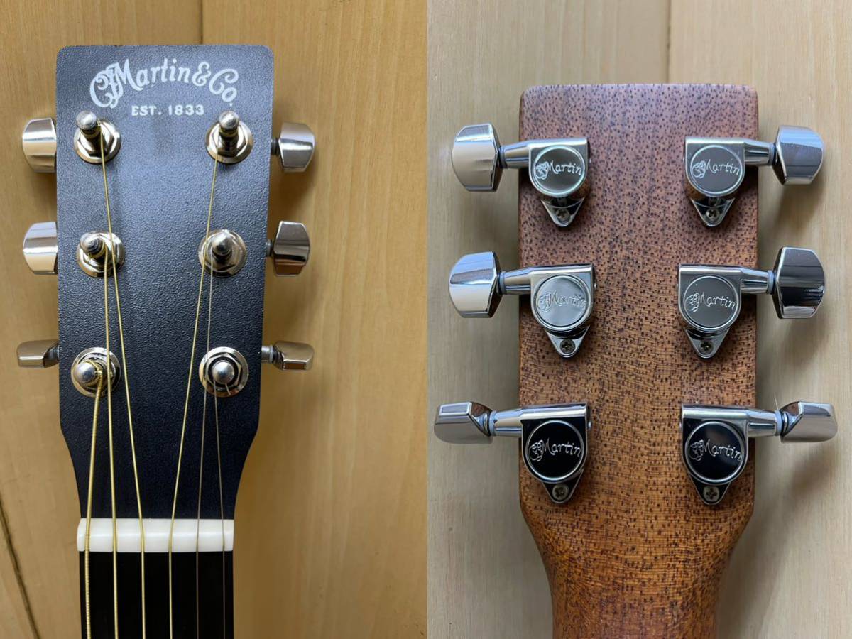 YK8590 Martin 000 Junior 10E アコースティックギター　マーチン　弦楽器　ケース付　動作品_画像8