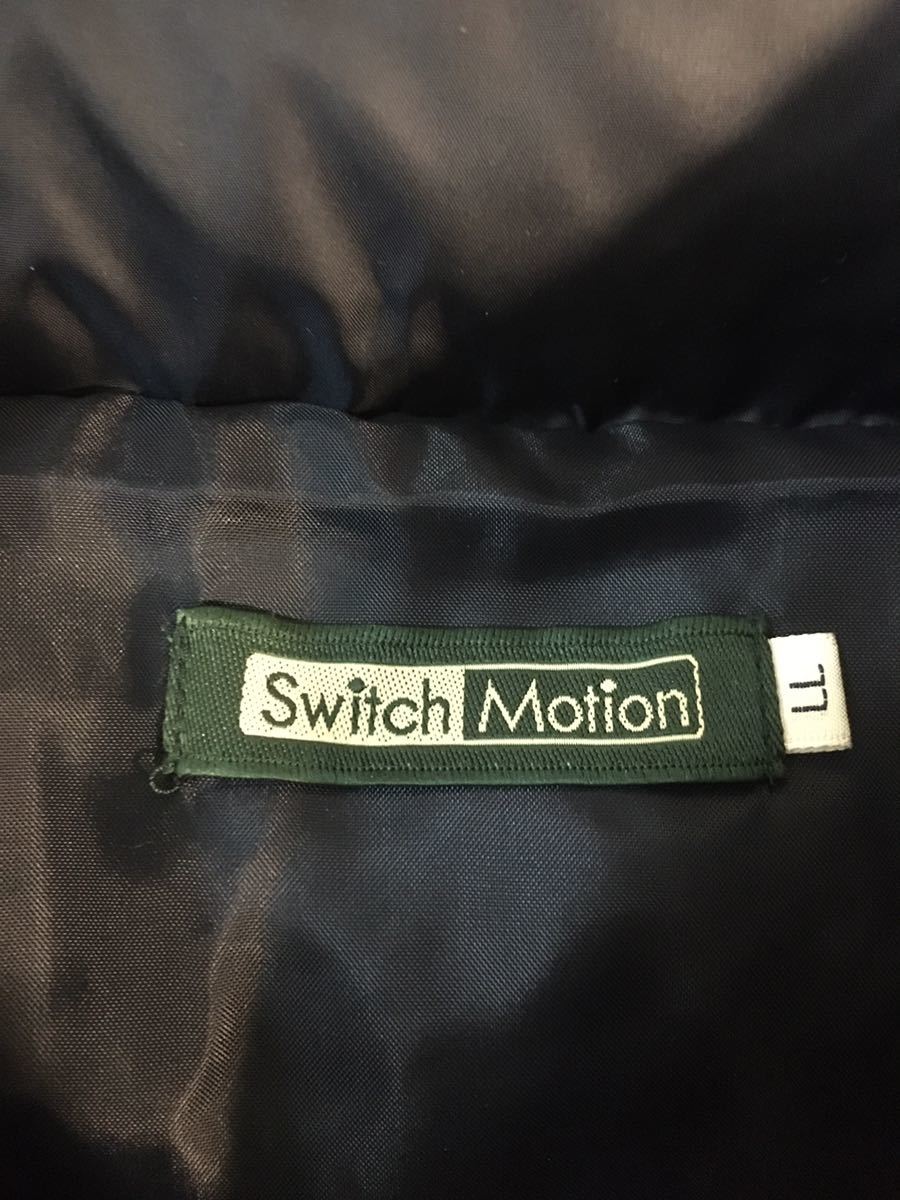 switch motion クロコダイルスポーツのダウンコート美品LL_画像3