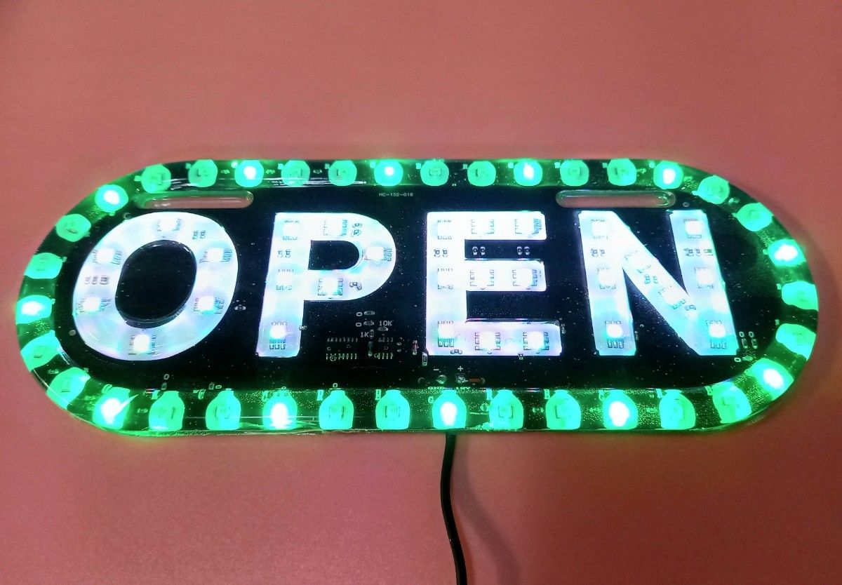 オープン OPEN サインボード お店の営業中看板 2セット