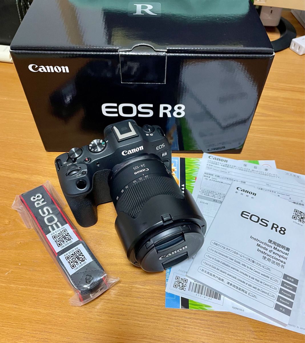 Canon EOS R8 ボディ RF24-105mm f4-7 1 IS STM レンズ付 長期 Canon EOS R8 ボディ RF24-105mm f4-7 1 IS STM レンズ付 長期