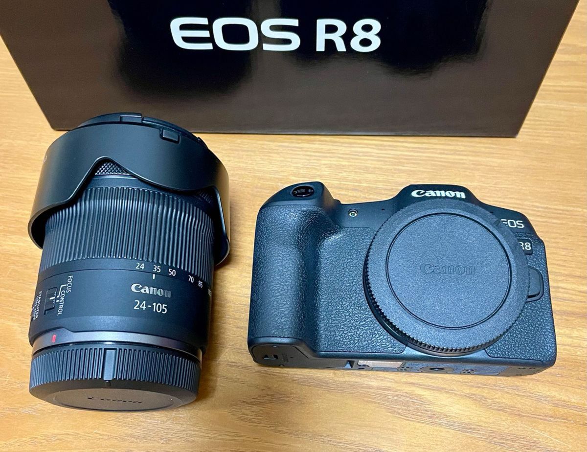 Canon EOS R8 ボディ RF24-105mm f4-7 1 IS STM レンズ付 長期 Canon EOS R8 ボディ RF24-105mm f4-7 1 IS STM レンズ付 長期