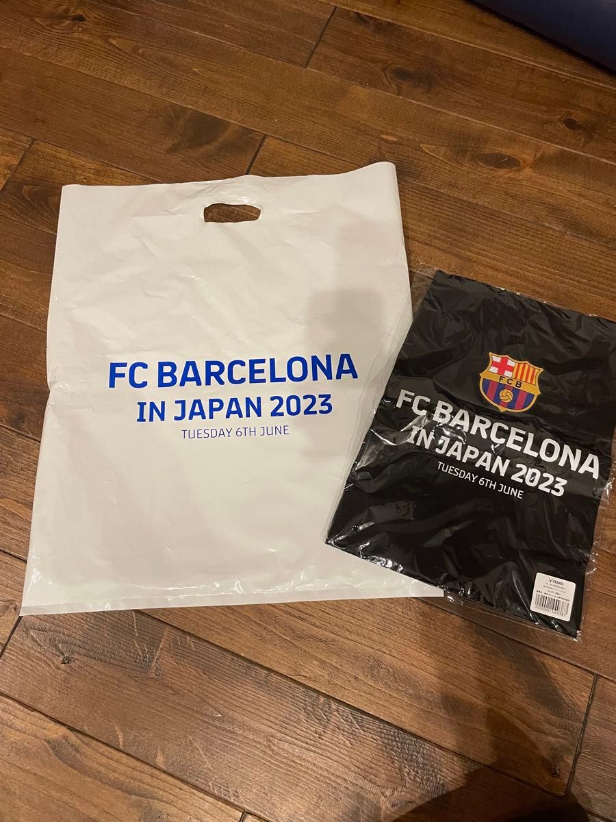 トートバッグ　イニエスタ親善試合　ヴィッセル神戸　バルセロナ　BARCELONA 