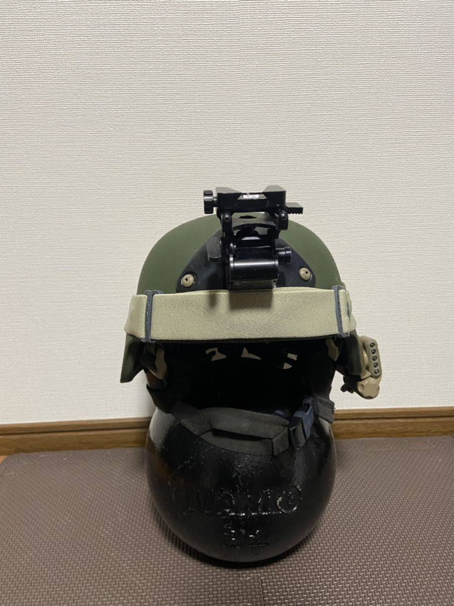 実物 SDS ACH MiCH 2000 ヘルメット サイズ M cat eye helmet band NVG NOROTOS 3 Hole TATM ESS ゴーグルUSMC MARSOC SF _画像1