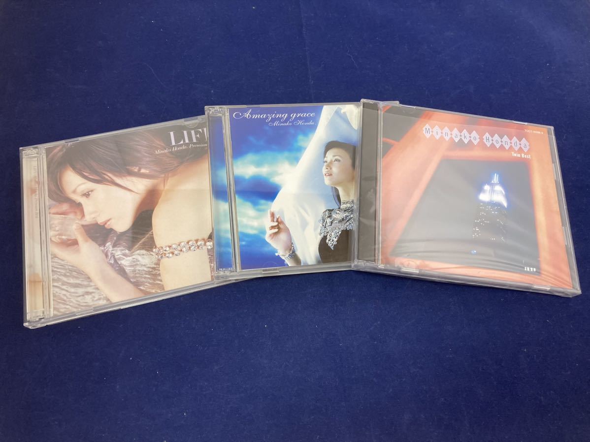 ☆中古・開封済・美品☆ 本田美奈子　（LIFE/AMAZING GRACE/TWIN BEST） 女性アーティスト　J-POP CD _画像1