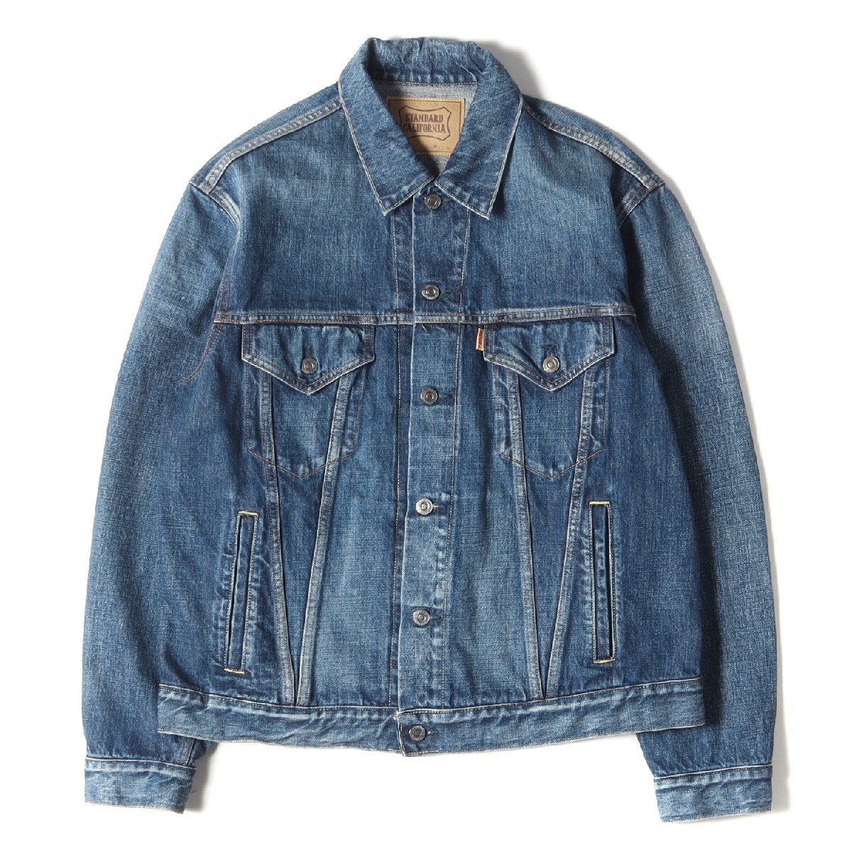 STANDARD CALIFORNIA スタンダードカリフォルニア 22SS ヴィンテージ加工 3rdタイプ デニムジャケット SD Denim Jacket S957 Vintage Wash