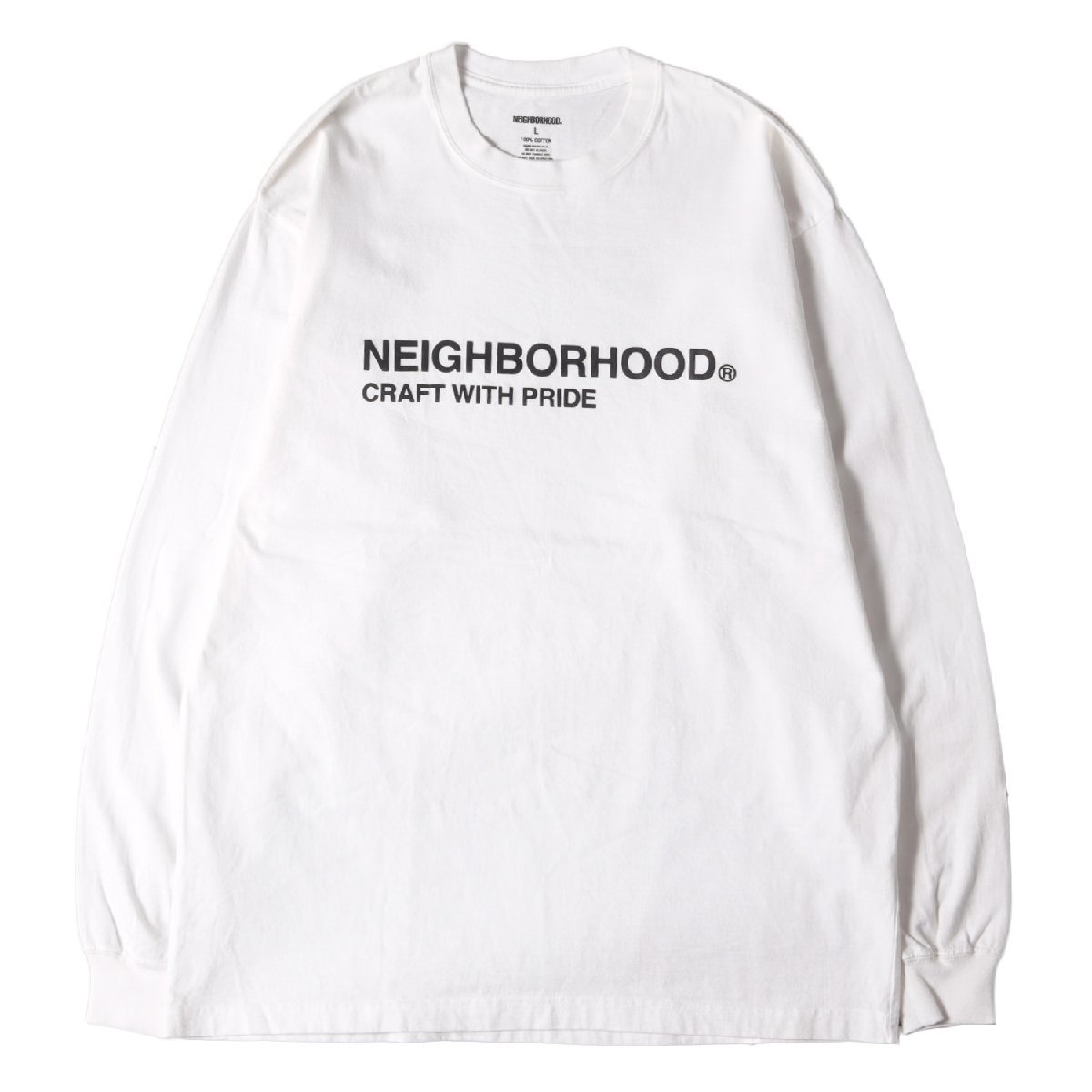NEIGHBORHOOD ネイバーフッド Tシャツ サイズ:L ブランドロゴ NEIGHBORHOOD ネイバーフッド Tシャツ サイズ:L ブランドロゴ
