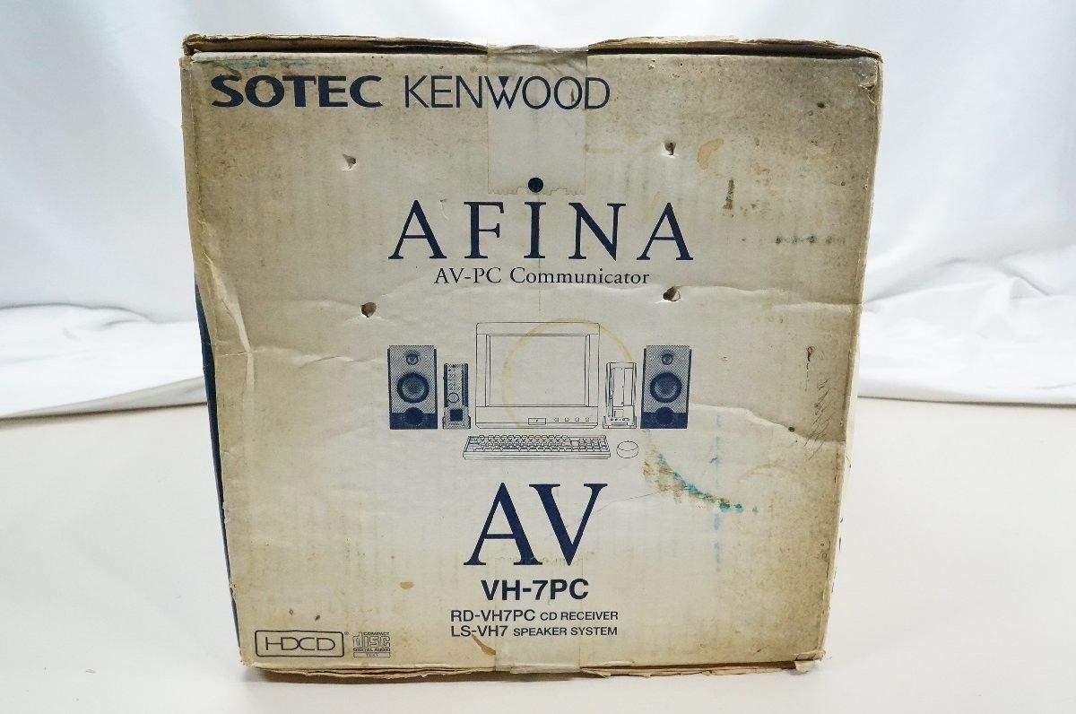 【未使用品】KENWOOD/ケンウッド　SOTEC/ソーテック AVPCコミュニケーター AFINA VH-7PC 