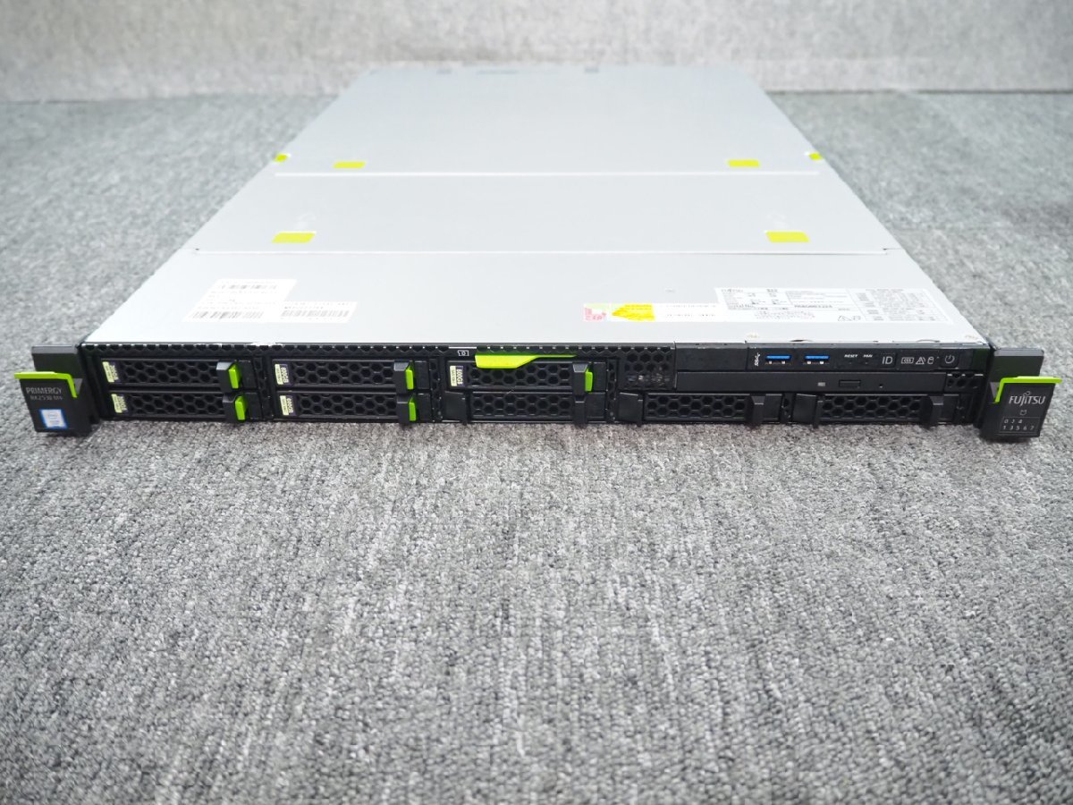 [S27] ☆ 8コア×2個 ☆ Fujitsu PRIMERGY RX2530 M4　8C Xeon Silver 4112 2.60GHz×2/16GB/300GB×2、600GB×3/RAID (D3307-A12) ☆_画像2