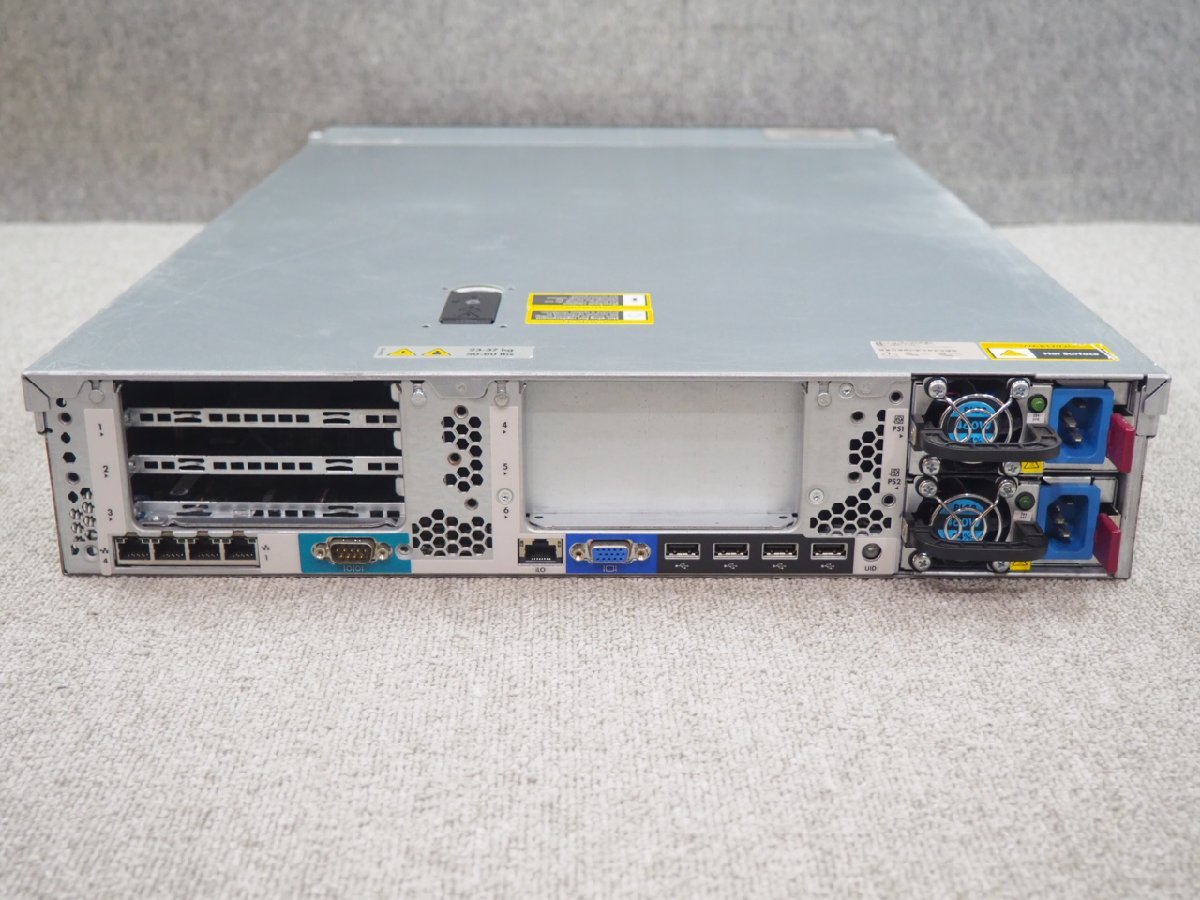 [S264] ☆ 6コア×2個 高性能サーバー ☆ hp ProLiant DL380p Gen8　6C Xeon E5-2630 v2 2.60GHz×2/64GB/146GB×2/RAID (P420i) ☆_画像3