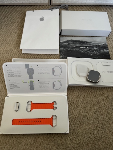 アップル渋谷購入 Apple Watch Ultra2 49mm チタニウムケース