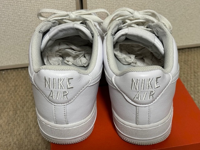 NIKE 公式オンライン購入 ナイキ AIRFORCE1 LOW RETRO US8.5 26.5cm 10回ほど着用美品 付属品完全 エアフォース1 スニーカー_画像6