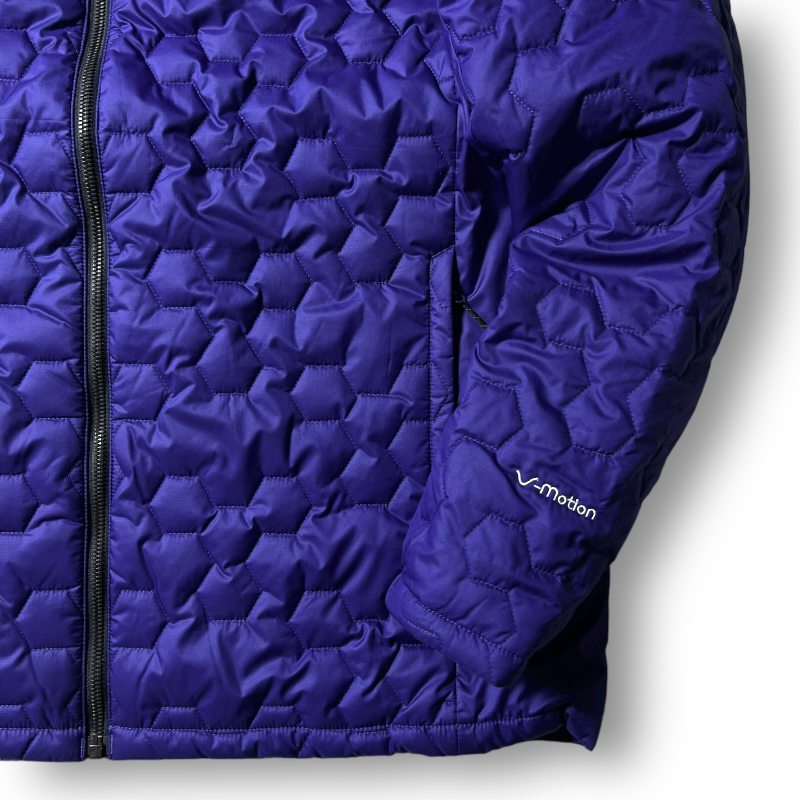 新品 THE NORTH FACE ノースフェイス 高機能中綿 V-MOTION 軽量 六角キルティング 2way エコダウンジャケット アウトドア 2XL (3L) ◆B2445_画像5