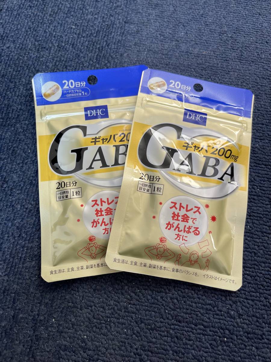 2 sack ***DHCgyaba(GABA) 20 day minute (20 bead )x2 sack [DHC supplement ]* Japan all country, Okinawa, remote island . free shipping * best-before date 2026/07