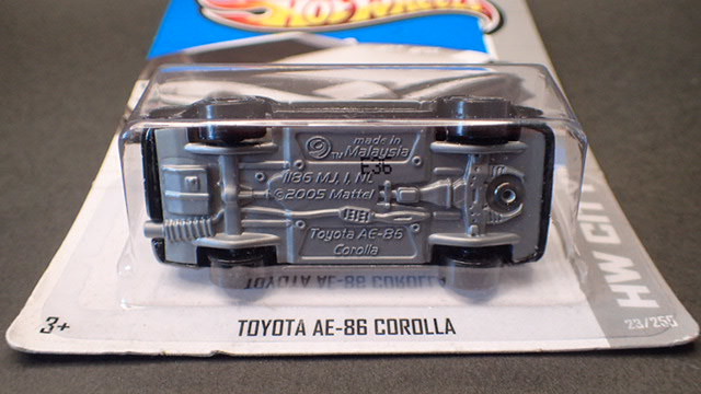 未開封 ホットウィール トヨタ AE-86 カローラ　 Hot Wheels TOYOTA AE-86 COROLLA_画像6