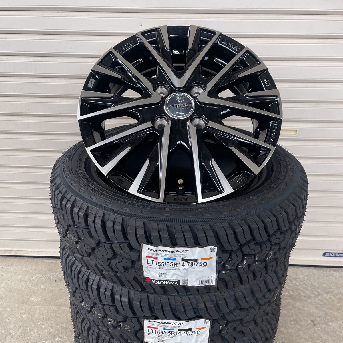 《スマック　レジーナ》 ヨコハマジオランダーX-AT◆LT155/65R14　78/75Qハイゼットスペーシアギアエブリィデリカミニ軽バン軽トラ　G016A_画像2