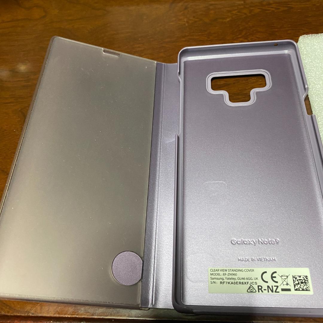 Galaxy Note9 純正 ケース EF-ZN960 CLEARVIEW STANDING COVER ギャラクシー サムスン 中古 送料無料_画像7