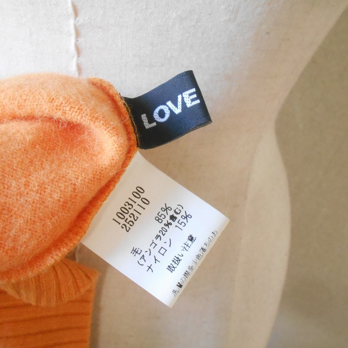  Love Boat LOVEBOAT вязаный свитер ta-toru шея женский сделано в Японии 