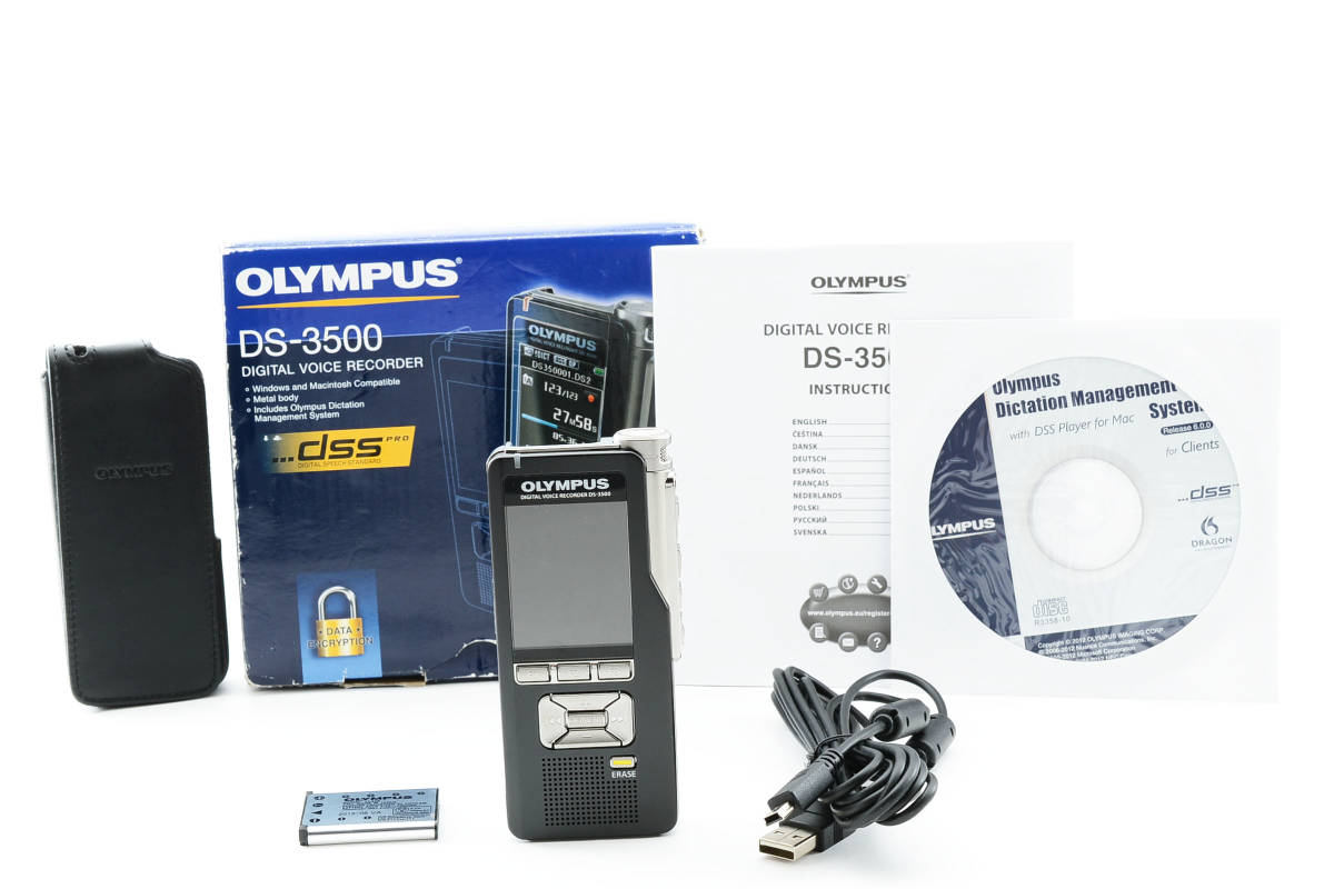 ☆極上美品☆ オリンパス OLYMPUS DS-3500 ボイスレコーダー ☆極上美品☆ オリンパス OLYMPUS DS-3500 ボイスレコーダー