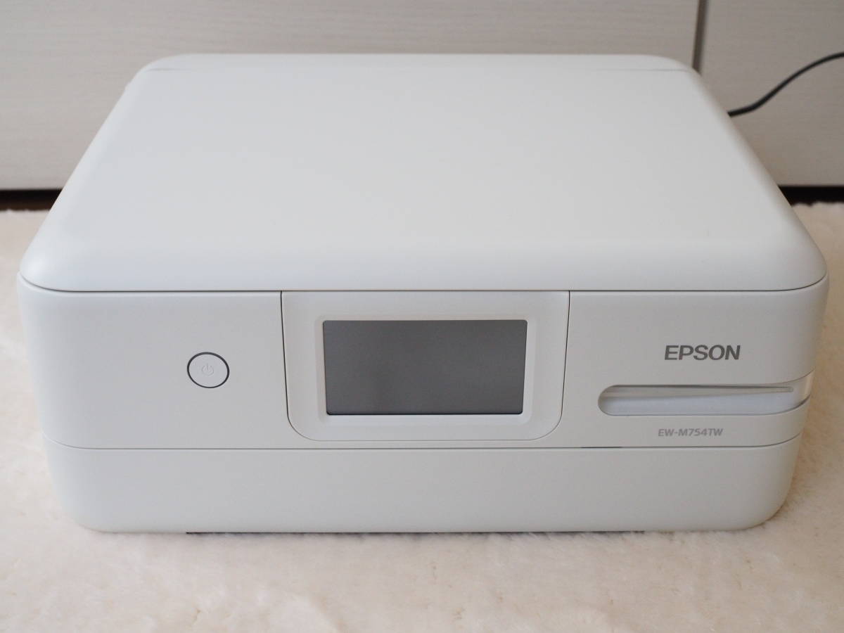 【通電確認】EPSON EW-M754TW インクジェットプリンタ 複合機 エプソン_画像1