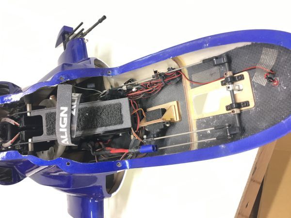 !! ALIGN アライン T-REX500 エアーウルフ AIR WOLF RC エアウルフ 通電確認済み_画像4