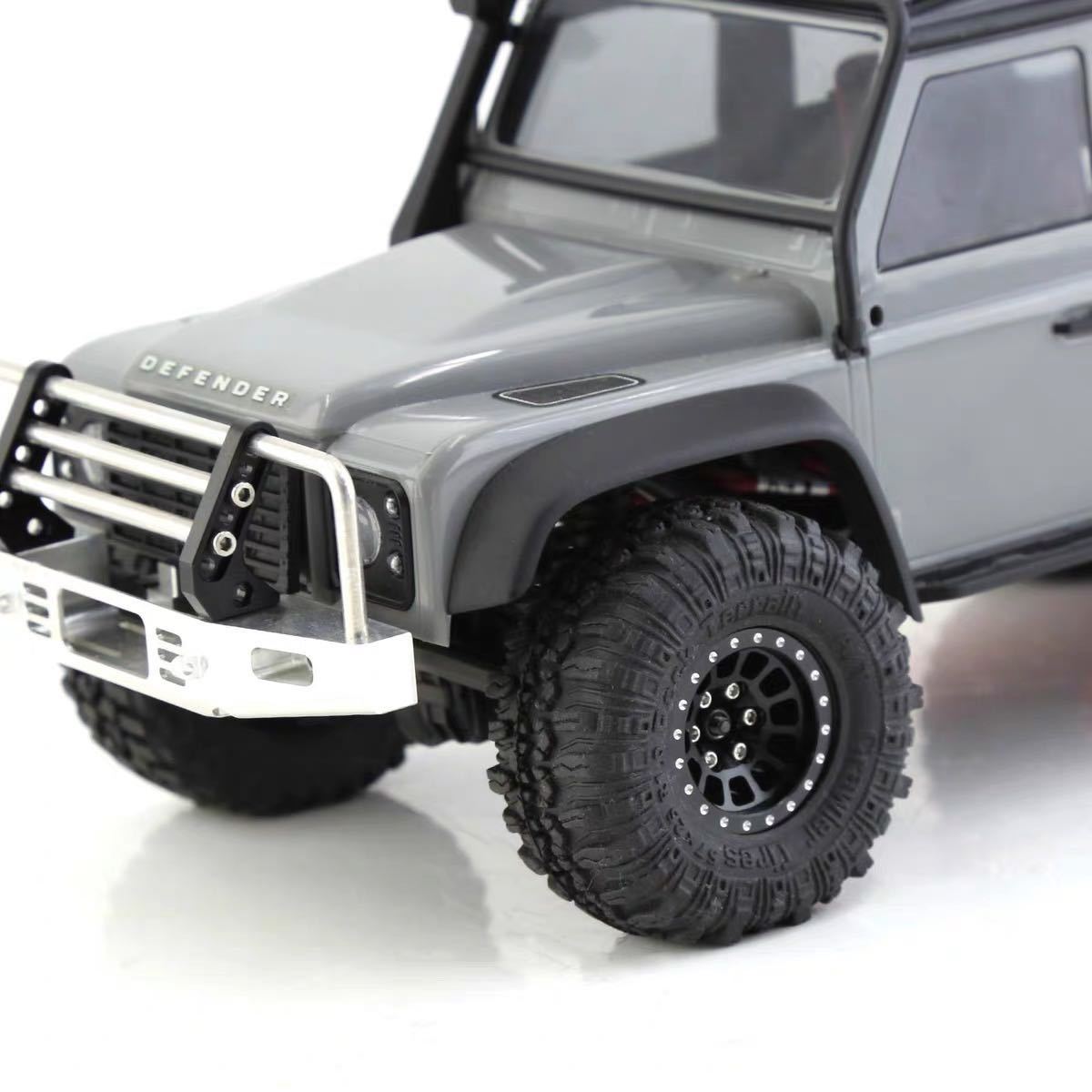 1インチ高精度金属ビードロック アルミホイール ラジコン 1/18 1/24 クローラー RC TRAXXAS TRX4M axial SCX24 FMS FCX18 FCX24 パーツ_画像2