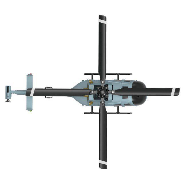 C186 BO105 RCヘリコプター 4CH プロポモード1/2切替 RTF ジャイロ搭載100g以下規制外 ラジコンスケールヘリEachine E120 シングルプロペラ_画像6