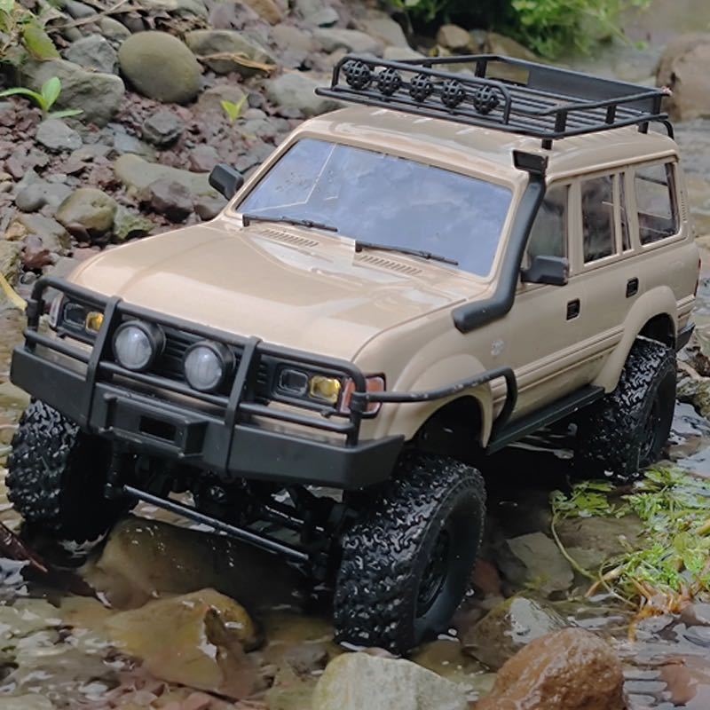 ★黄バッテリー*2 WPL C54-1 RTR 1/16 ランドクルーザー LC80 4WD ラジコントラック クローラー RCカー オフロード ロッククローリング C24_画像1