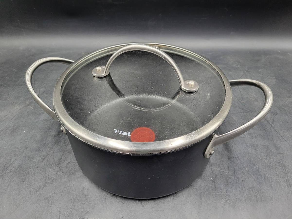 T-fal/ティファール 鍋 蓋付き 調理器具 料理用品 キッチンツール_画像1