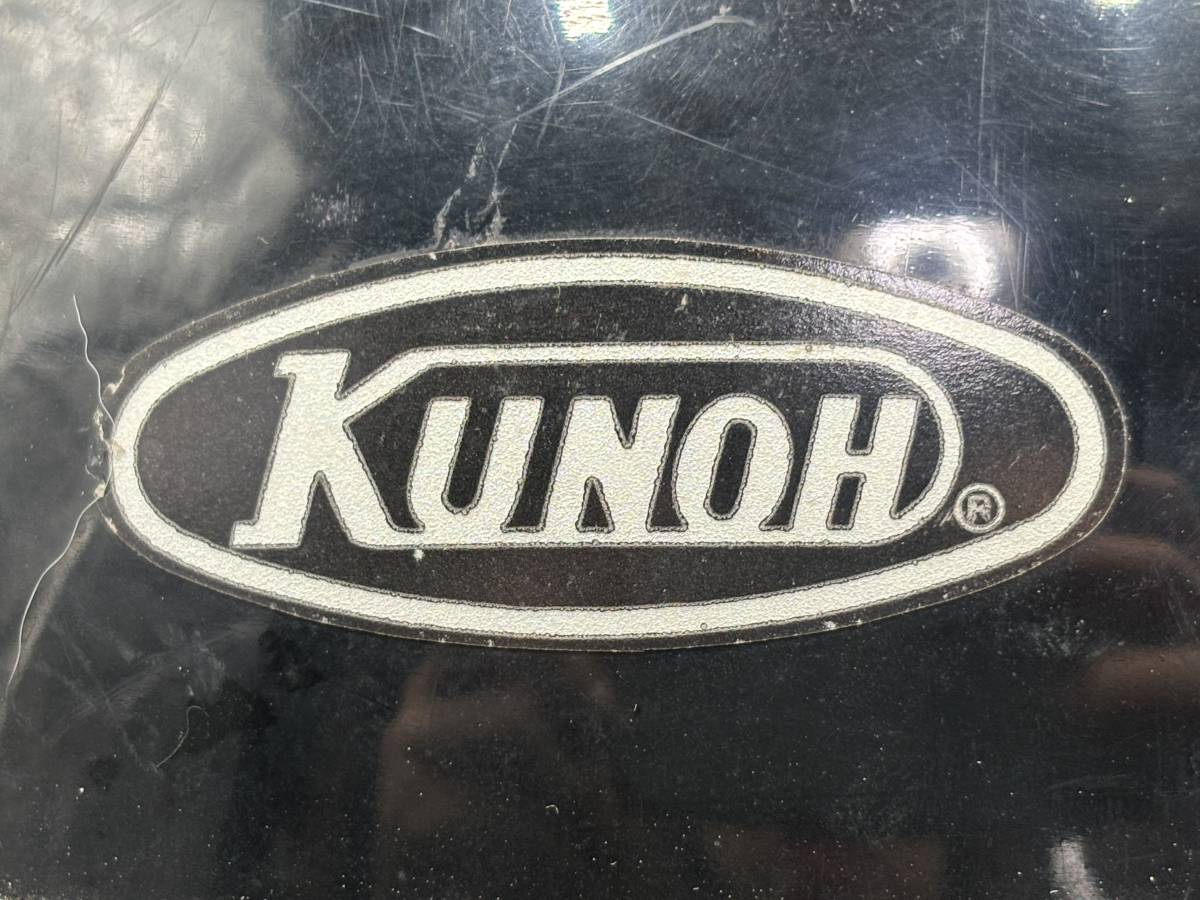 【当時物】KUNOH/クノー工業 フルフェイスヘルメット ブラック 頭回り約55cm KH-838_画像9