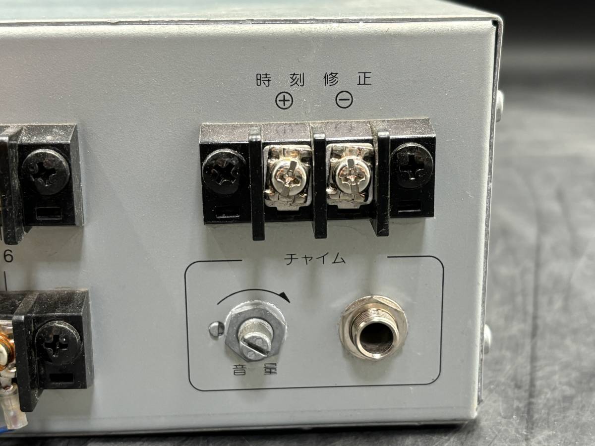 TOA/トーア 放送用プログラムタイマー 16回路用 アダプタ付属なし 通電のみ確認済み TT-021B-16_画像5