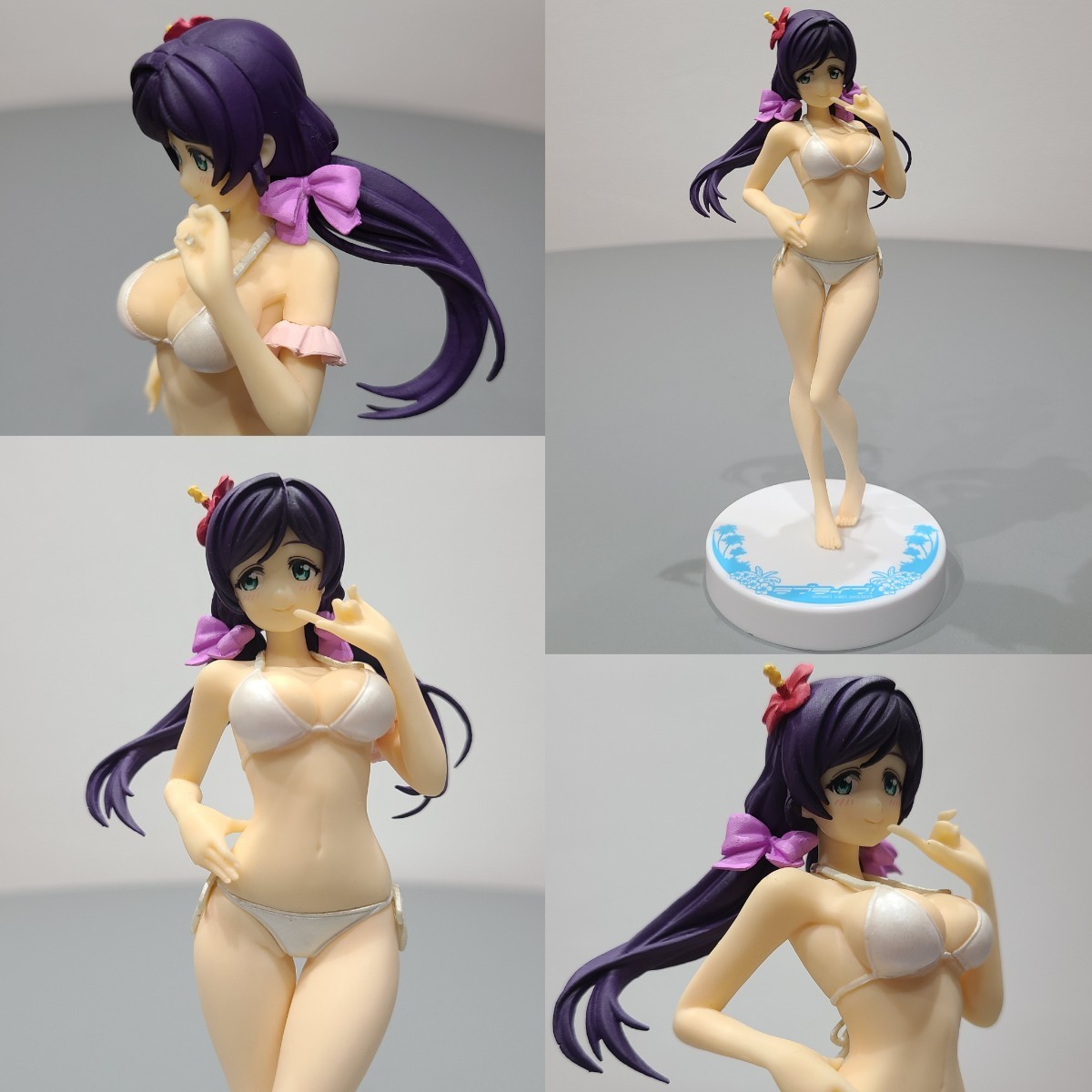 2☆100円～ 東條希 ラブライブ！ フィギュア 水着ビーチ 2013プロジェクトラブライブ！ USED 高さ約19cm 現状品 他多数出品中!_画像1