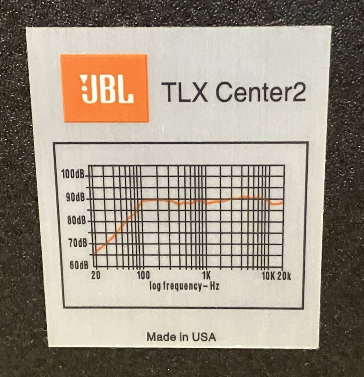 JBL TLX CENTER2 センタースピーカー 中古品 送料込み_画像6