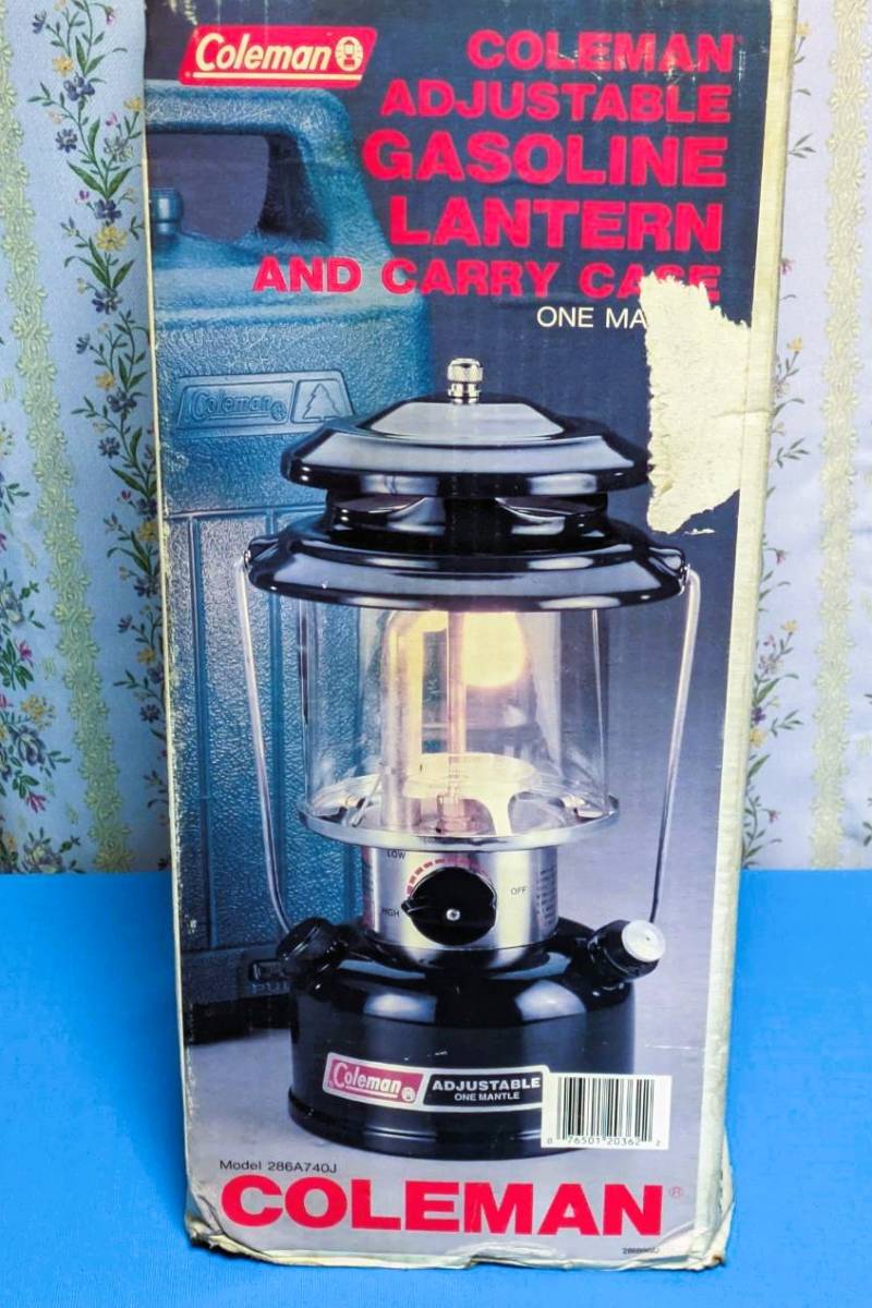 Y　COLEMAN ADJUSTABLE GASOLINE LANTERN AND CARRY CACE ONE MA