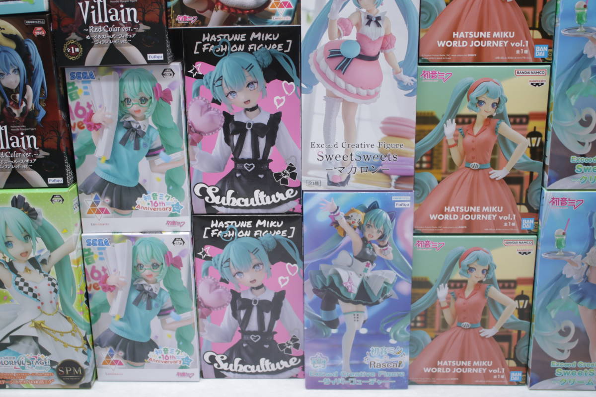 ◎293【未開封】【1円～】初音ミクフィギュアまとめ★大量 AMP マーメイド Luminasta ぬーどるストッパー ちょこのせ シナモロール_画像5