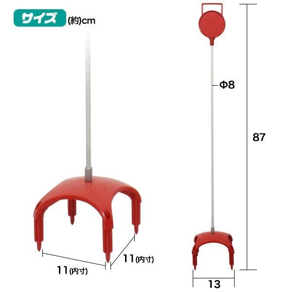 ゴルフ パッティング スタンドピン 屋外室内両用 組み立て式 置くだけ ゴルフ用品 自主練習道具 パター 目印 的 棒の画像6