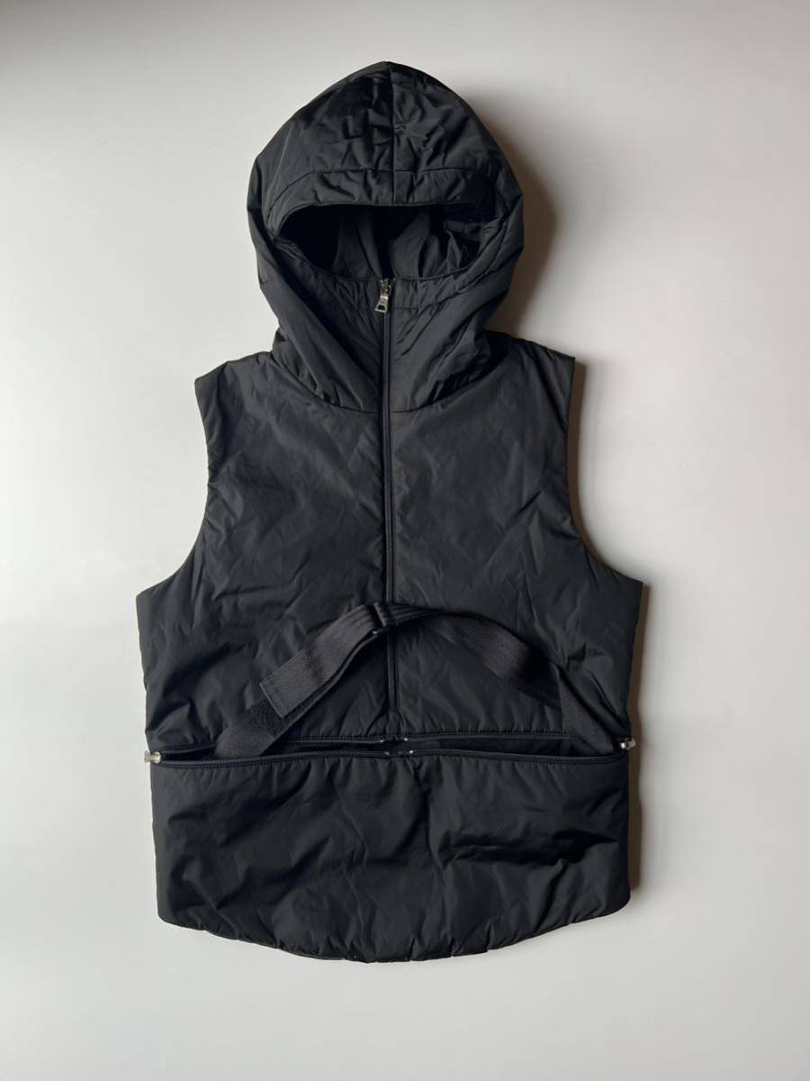 1999FW prada sport archive gimmick vest プラダアーカイブ　プラダスポーツ　ダウンベスト　ナイロンジャケット　 フーディ　ジャケット