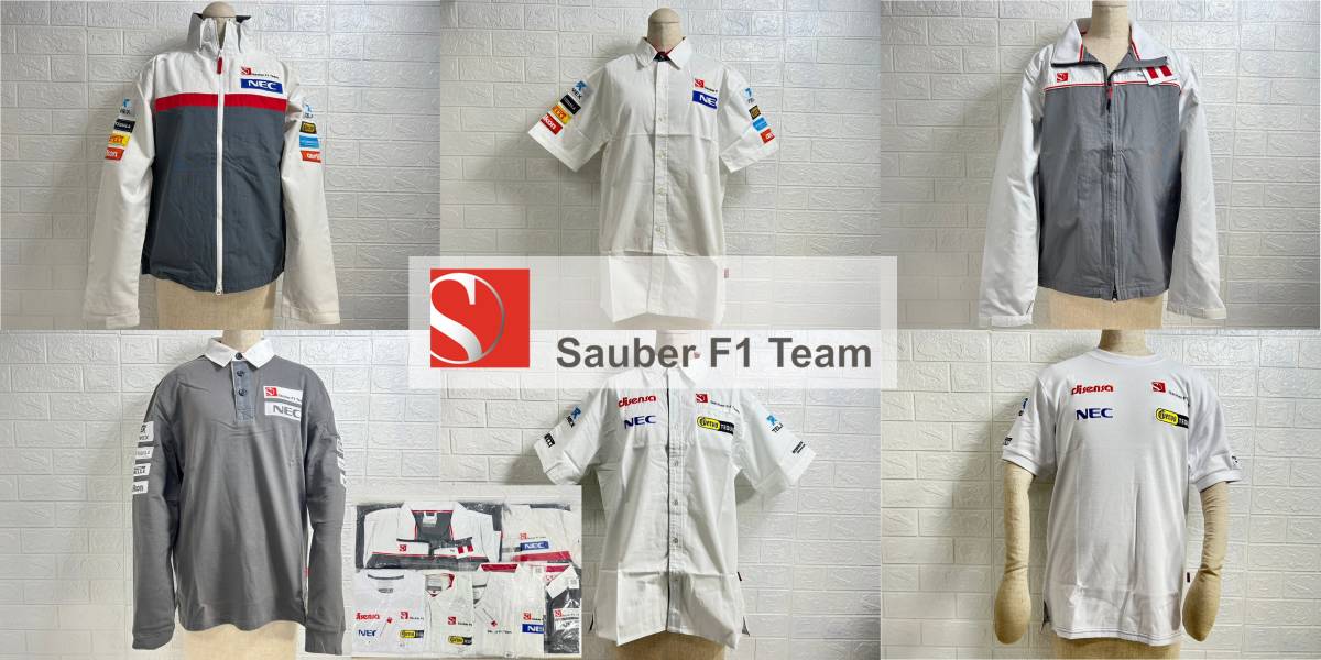 12-1-11 未使用 Sauber F1 TEAM Racing レーシング コレクション放出品 まとめ M NEC ポロシャツ Ｔシャツ Ｙシャツ ウィンドブレーカー _画像1