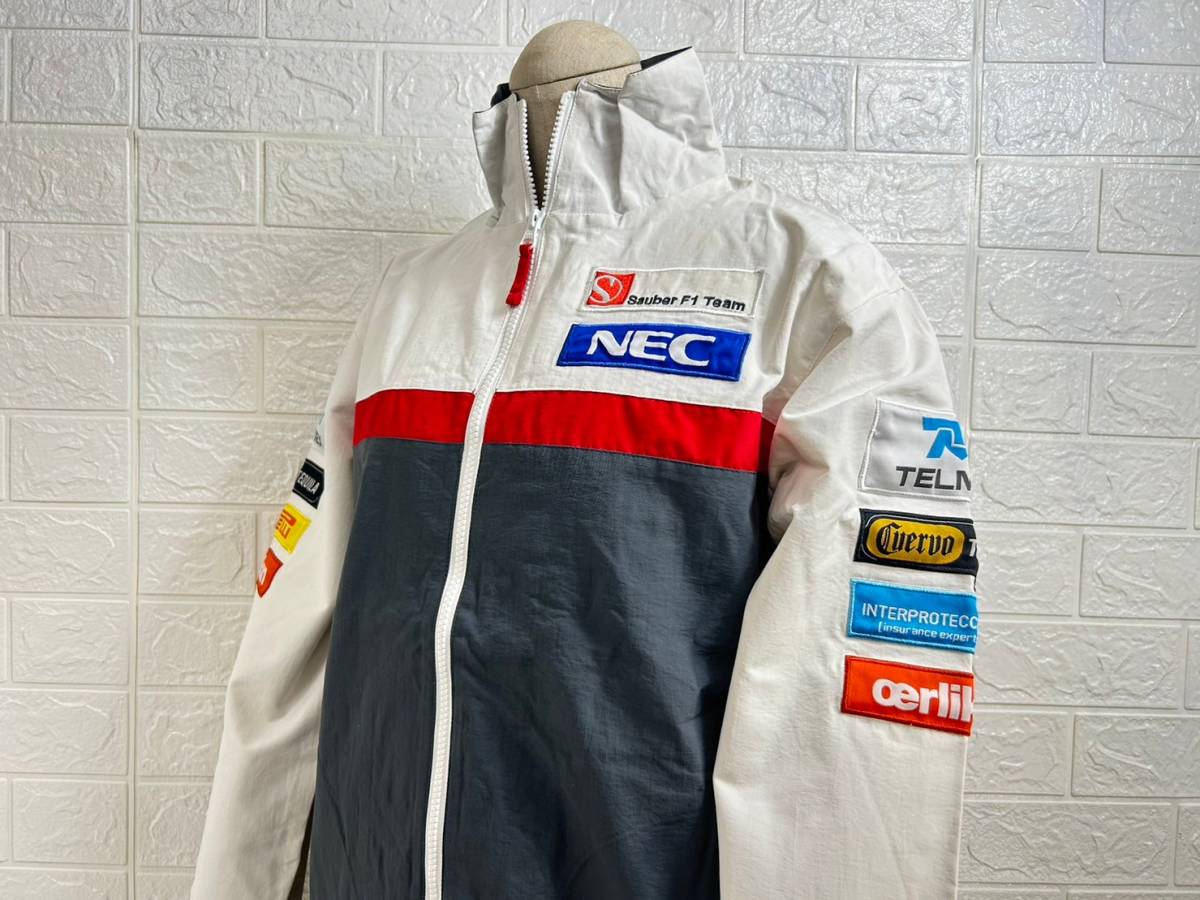 12-1-11 未使用 Sauber F1 TEAM Racing レーシング コレクション放出品 まとめ M NEC ポロシャツ Ｔシャツ Ｙシャツ ウィンドブレーカー _画像10