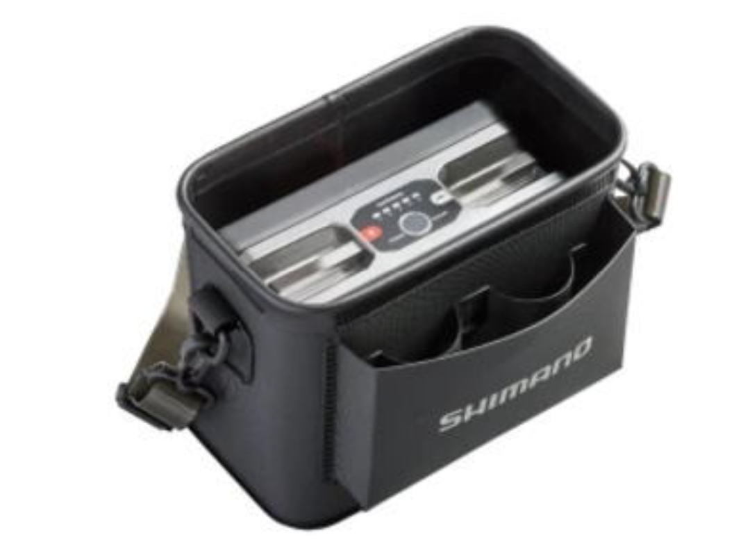 [2 days from ~ rental ]SHIMANO Shimano electric reel battery 22BT master 11AH exclusive use pouch attaching fishing gear rental [ control TR03]