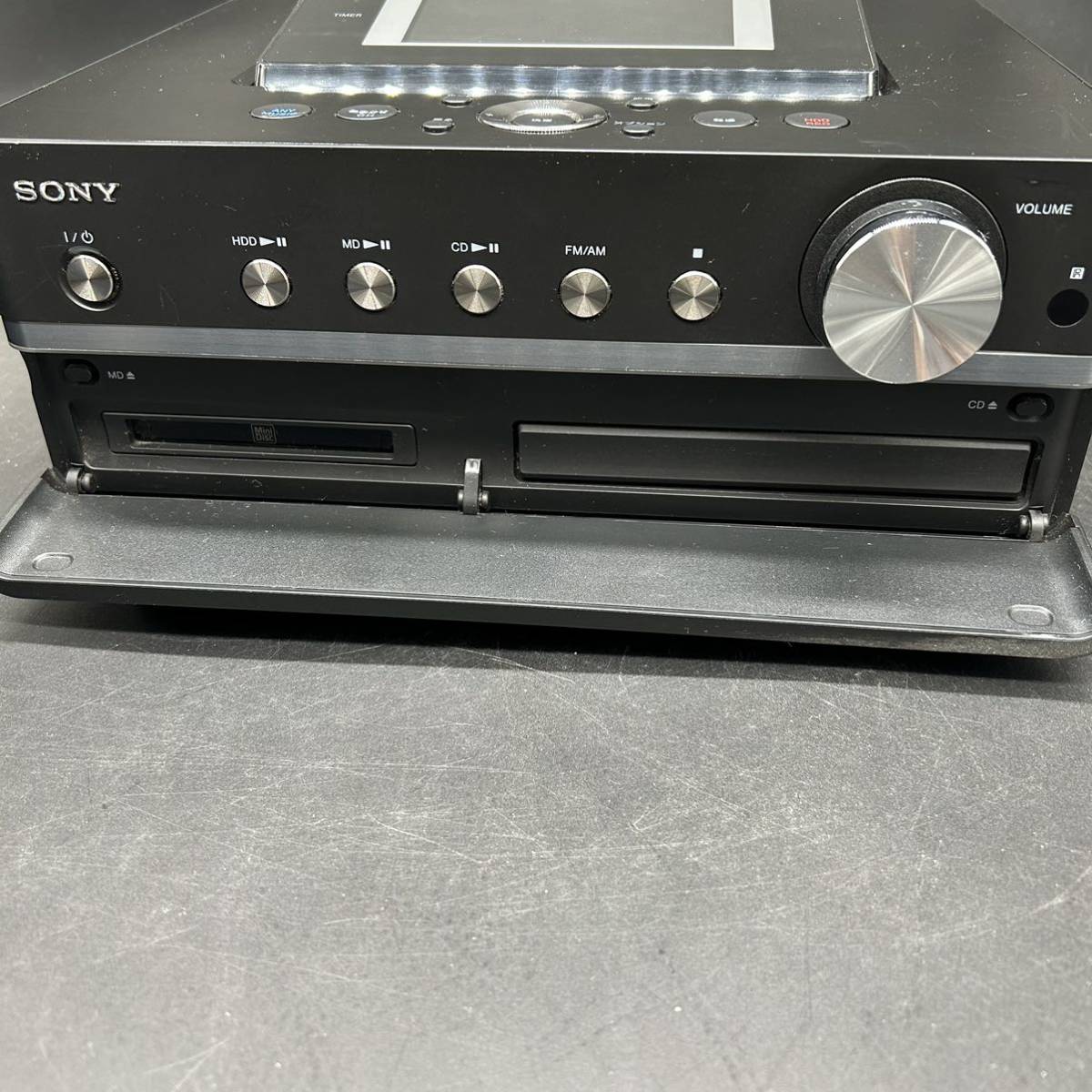 096 ジャンク SONY HDD コンポ HCD-M700HD ネットワーク オーディオ システム NETJUKE ソニー ※スピーカー 線欠品 SS-M700HD_画像3
